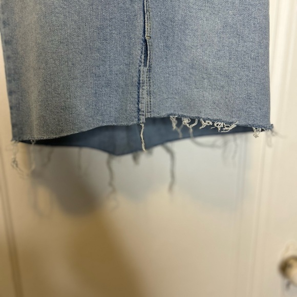 Forever 21 Light Blue Denim A-Line Skirt - Picture 4 of 7